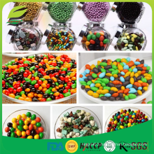 colorful sugar coated chocolate candy beans